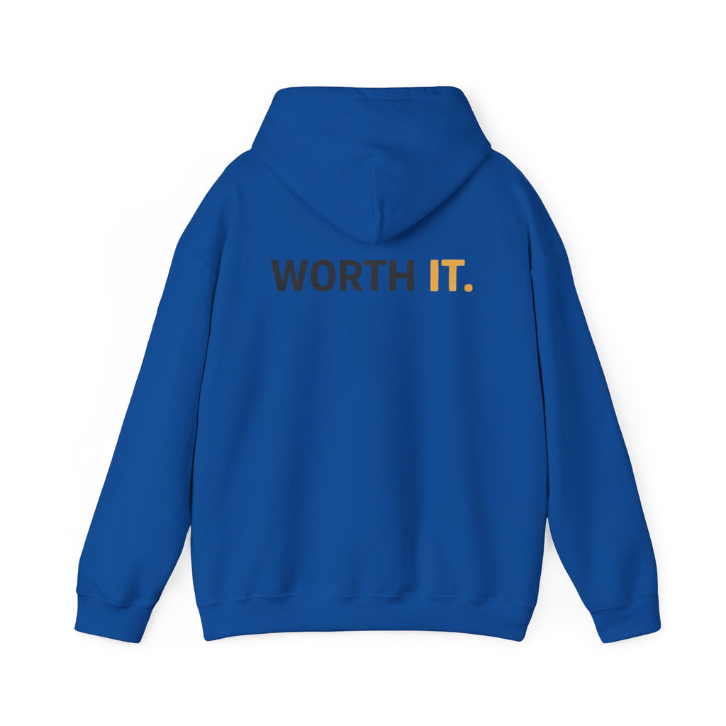Think Before You Buy hoodie | Worth It. back text sweatshirt