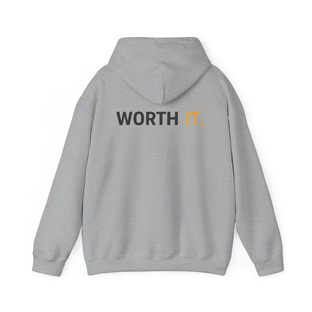 Think Before You Buy hoodie | Worth It. back text sweatshirt