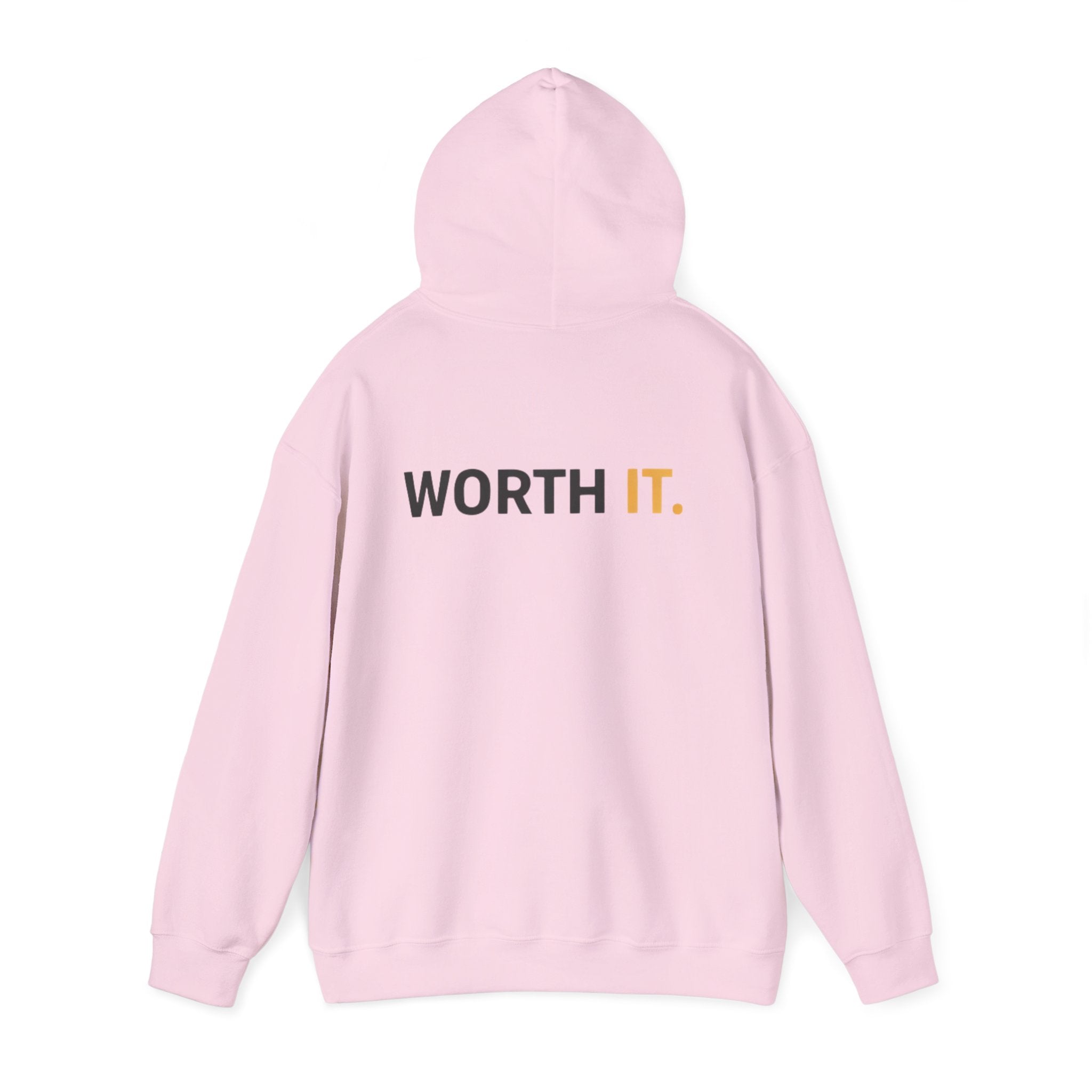 Think Before You Buy hoodie | Worth It. back text sweatshirt