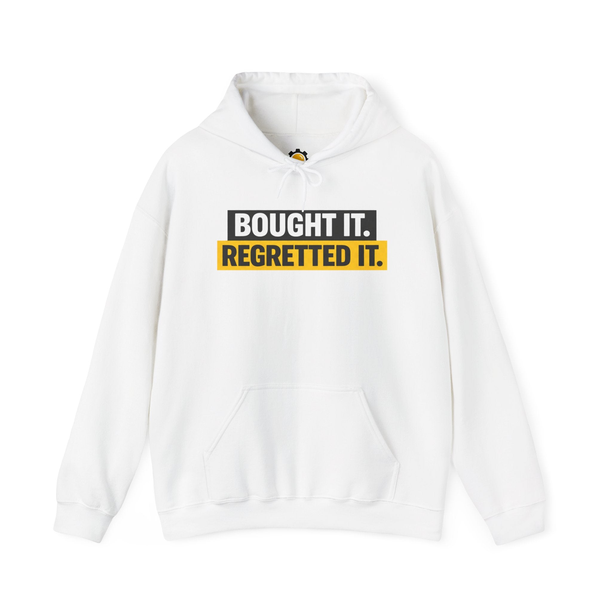 Bought it. Regretted it. Hoodie | Minimalist Graphic Sweatshirt