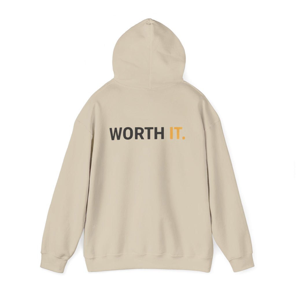 Think Before You Buy hoodie | Worth It. back text sweatshirt