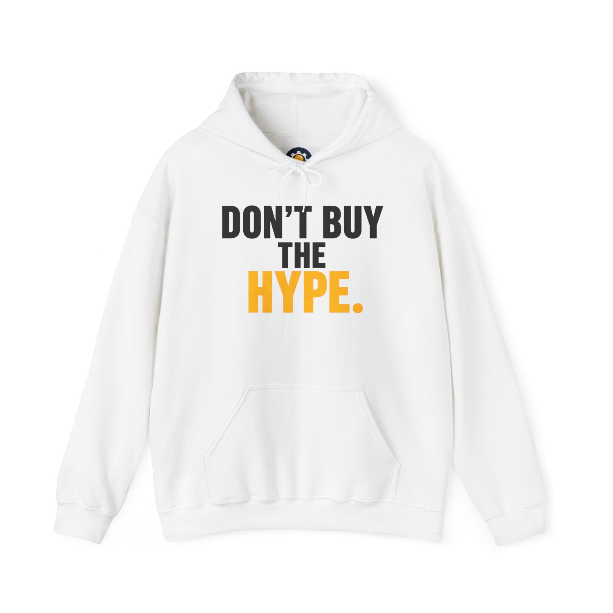 Don't Buy The Hype hoodie | Text Graphic Sweatshirt, Minimal Streetwear