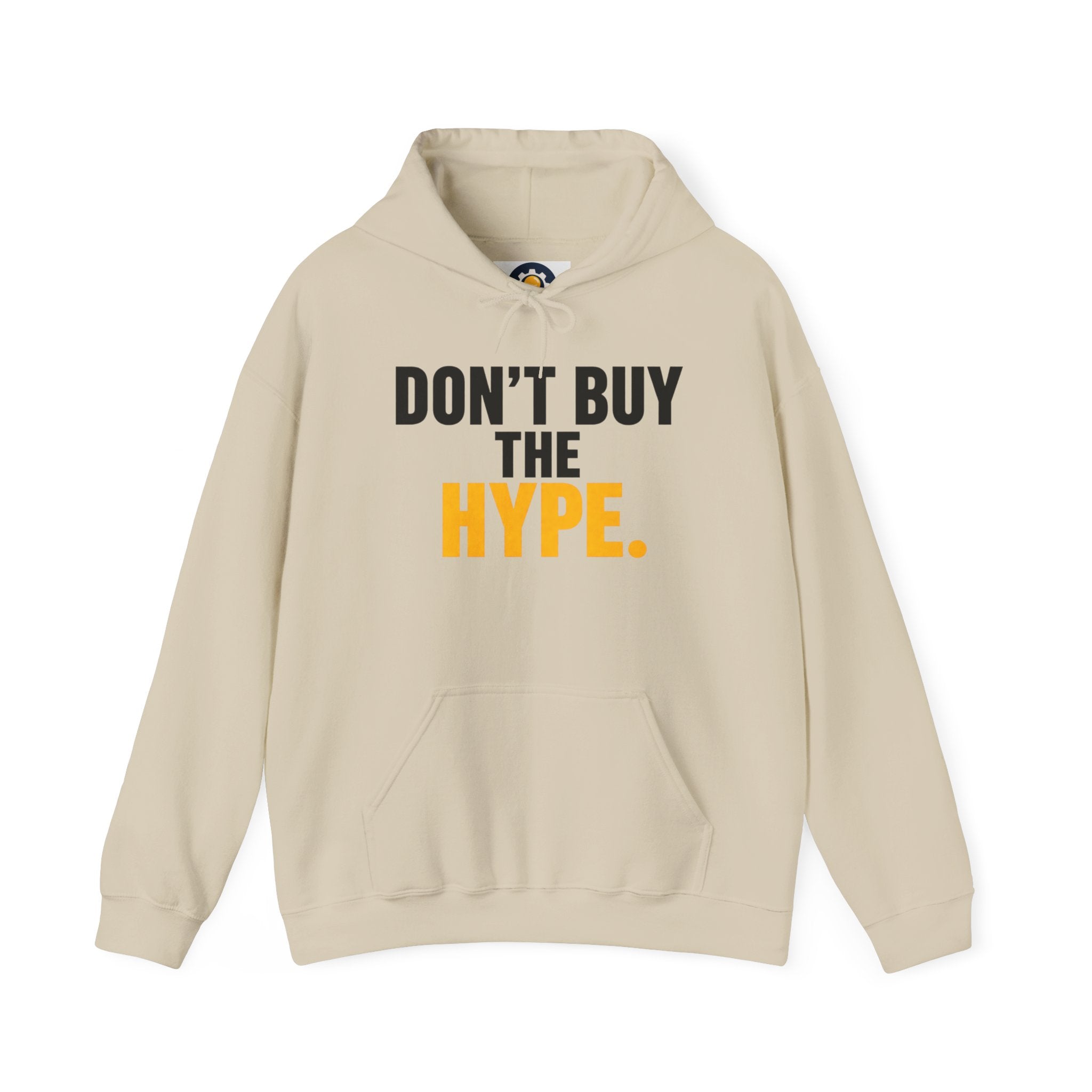 Don't Buy The Hype hoodie | Text Graphic Sweatshirt, Minimal Streetwear