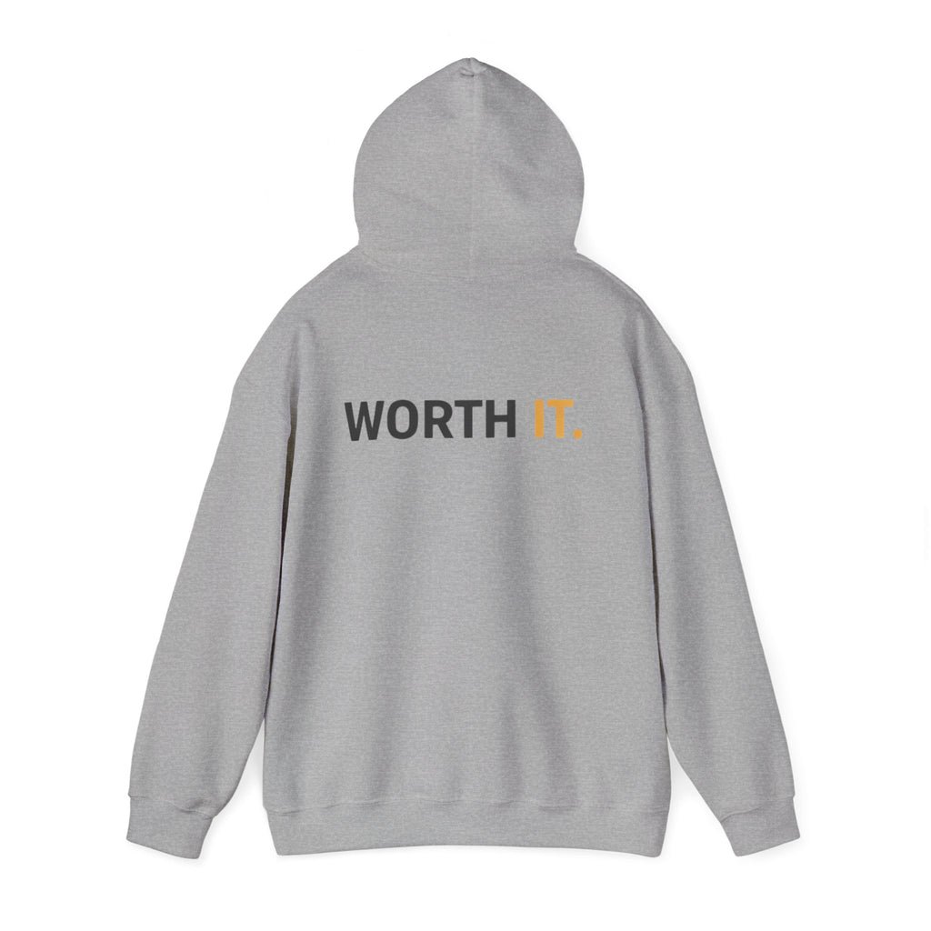 Think Before You Buy hoodie | Worth It. back text sweatshirt
