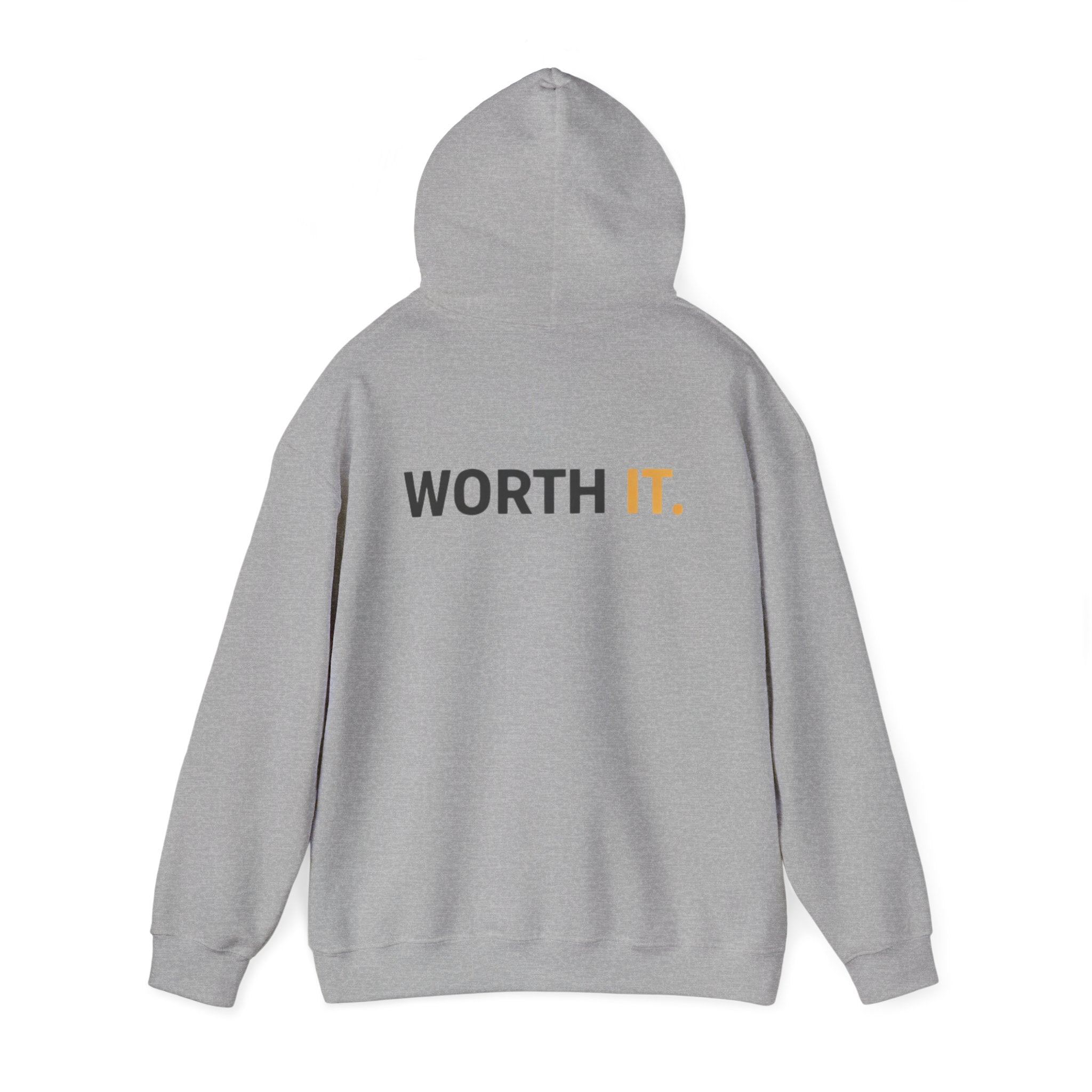 Think Before You Buy hoodie | Worth It. back text sweatshirt