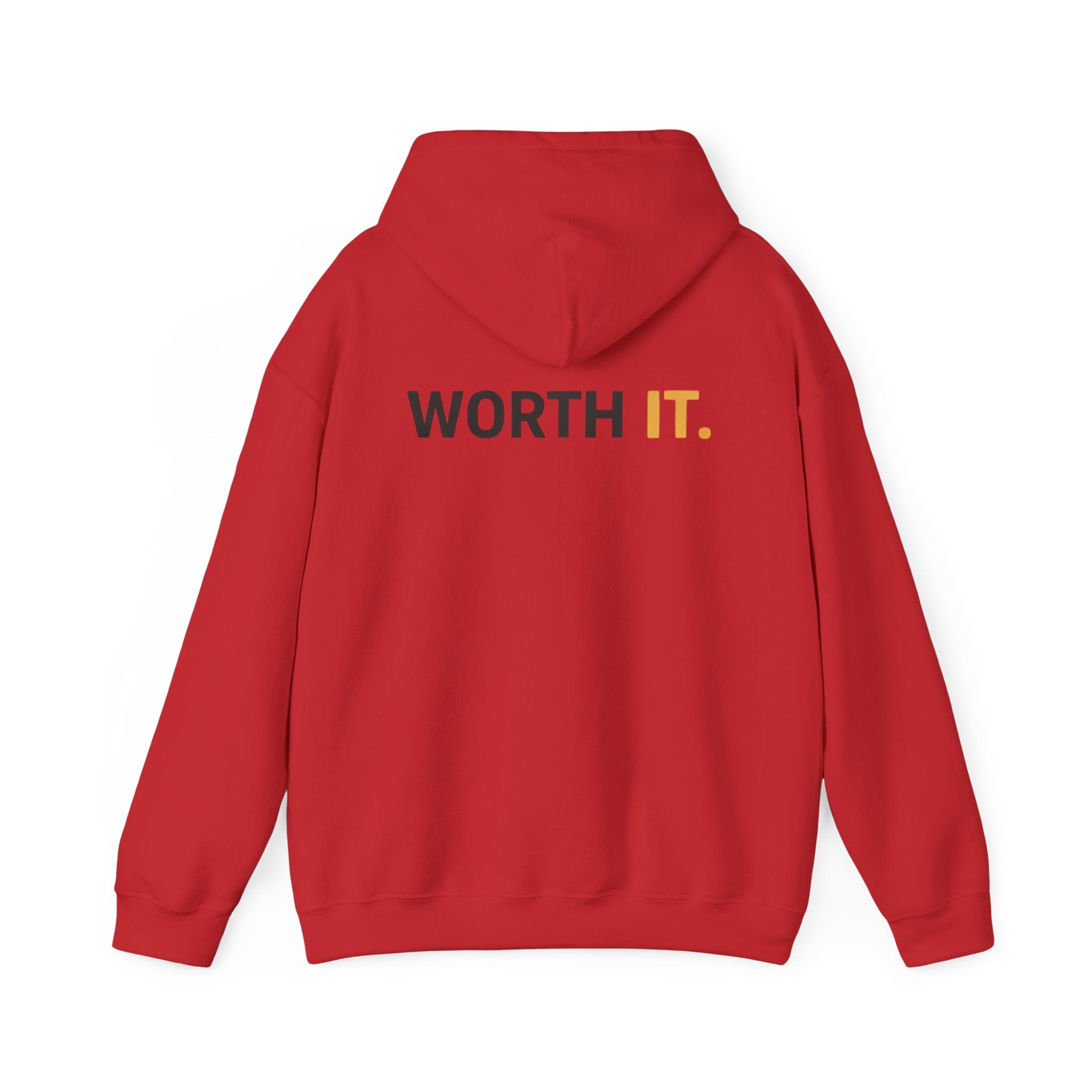 Think Before You Buy hoodie | Worth It. back text sweatshirt