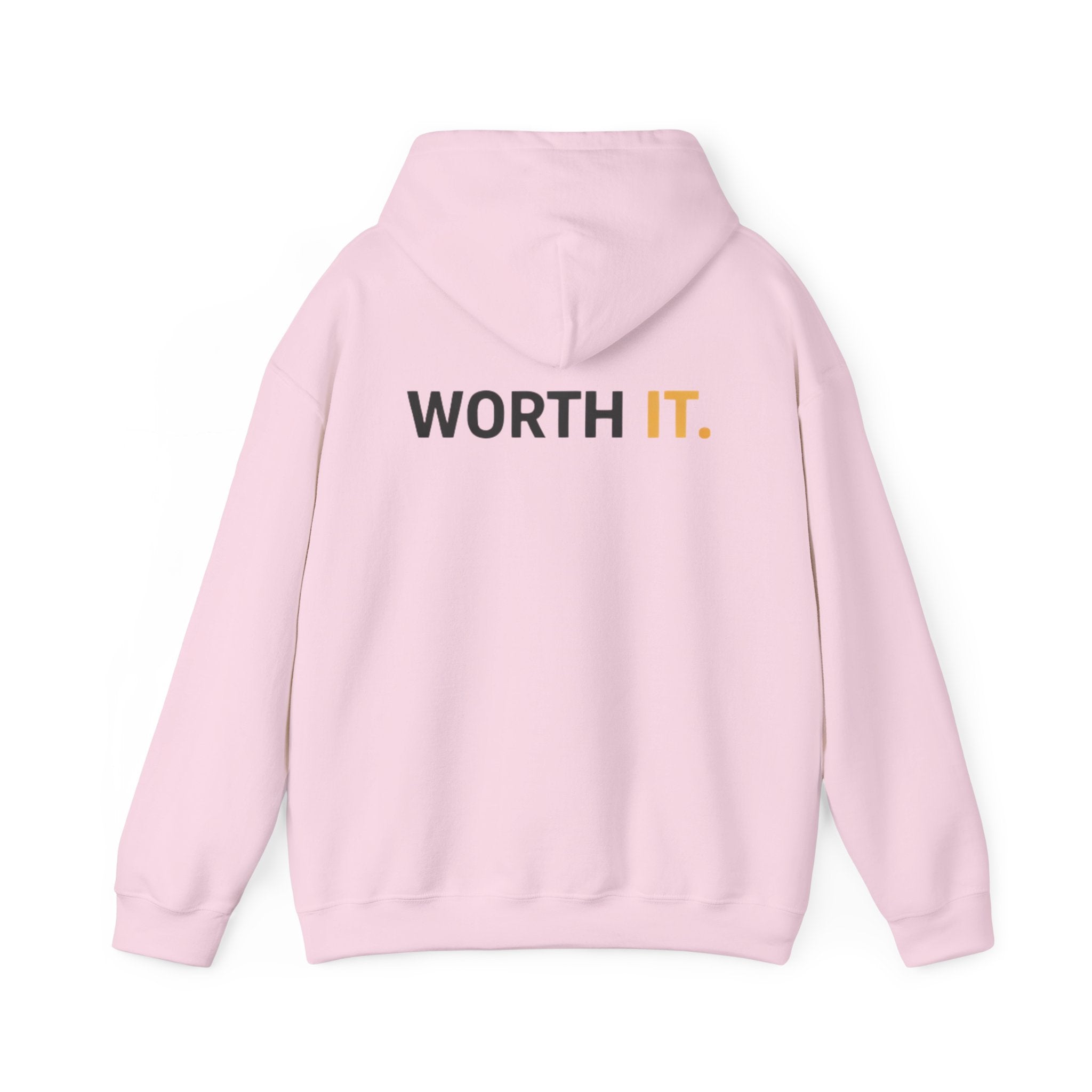 Think Before You Buy hoodie | Worth It. back text sweatshirt