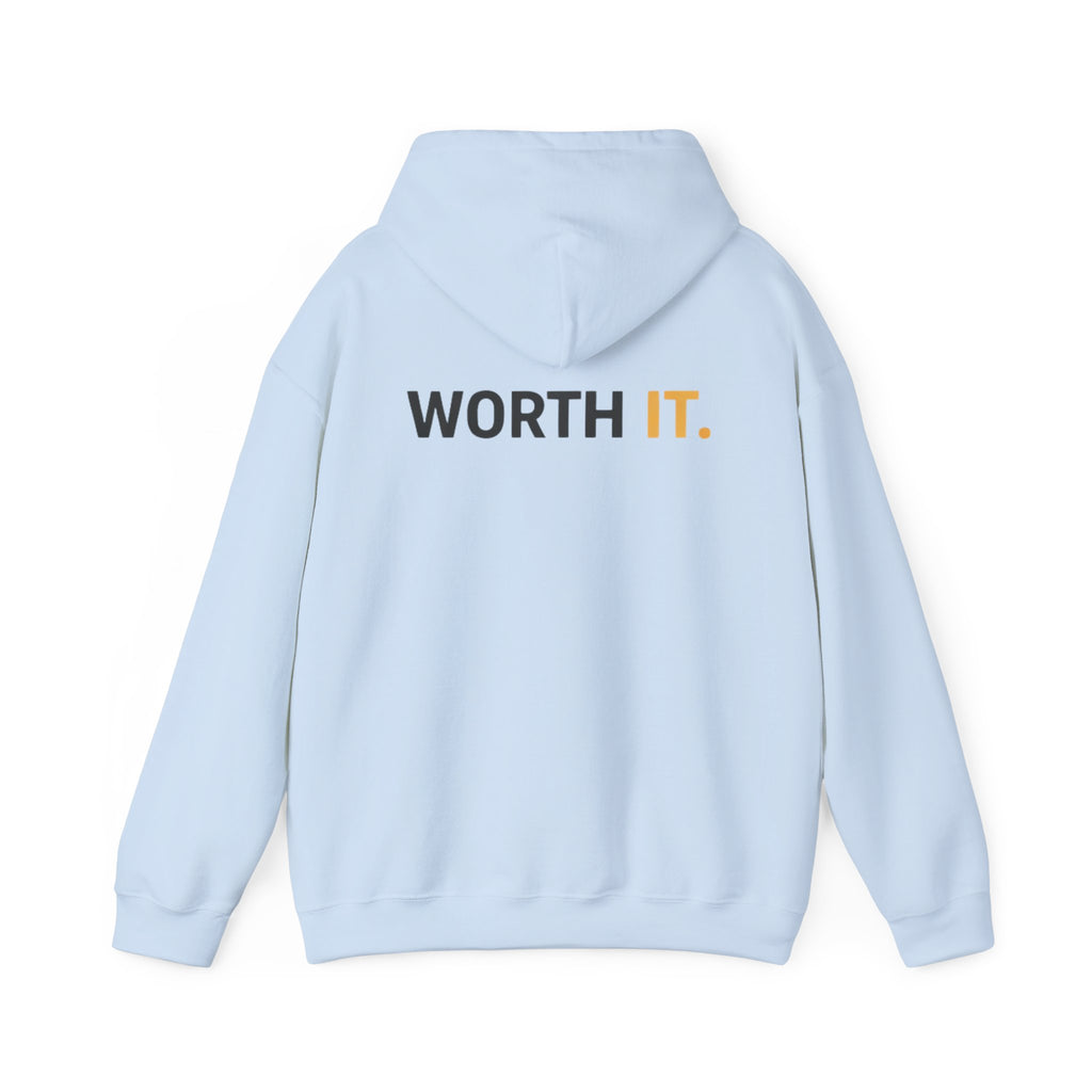 Think Before You Buy hoodie | Worth It. back text sweatshirt