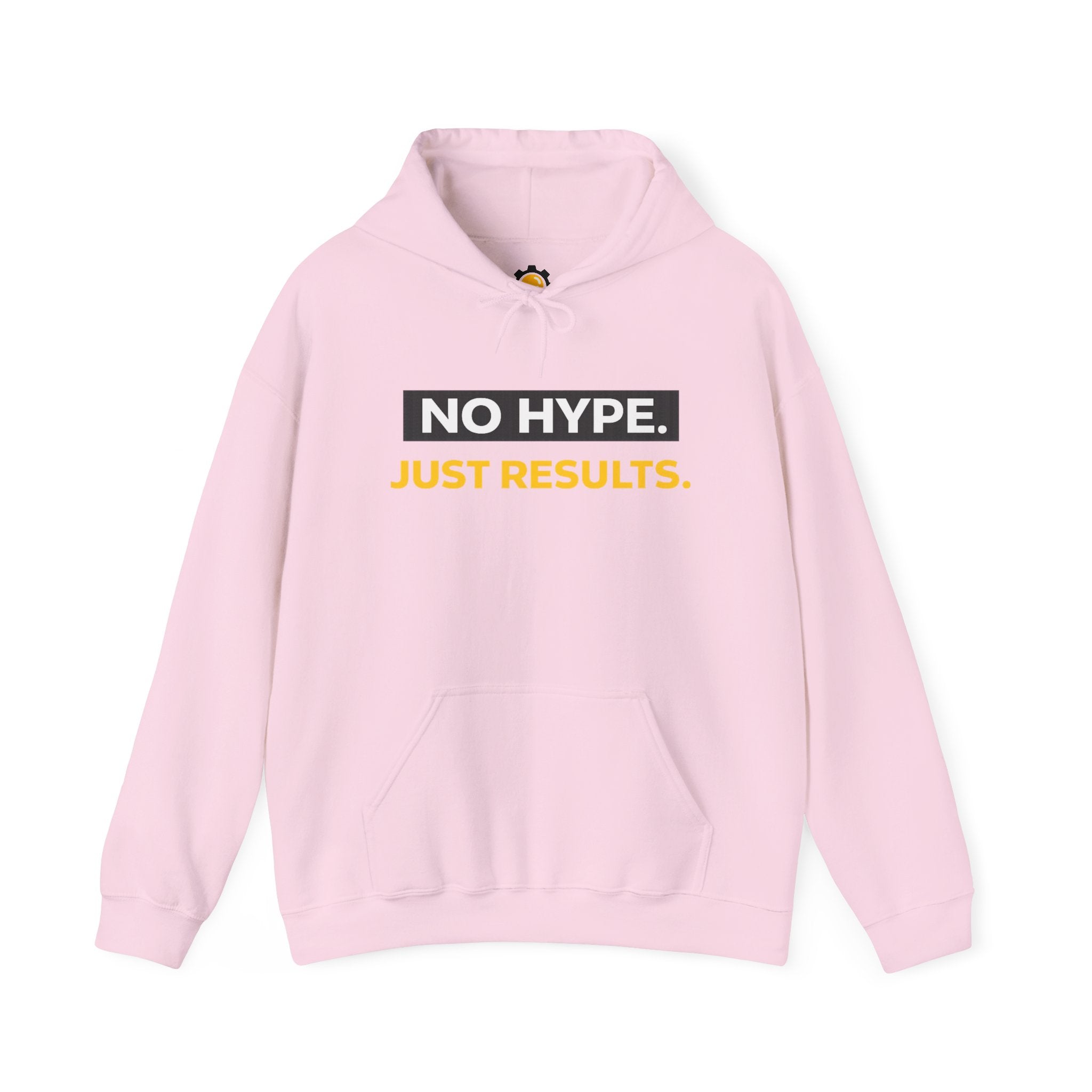 No Hype Just Results Hoodie | Motivational Fitness Sweatshirt