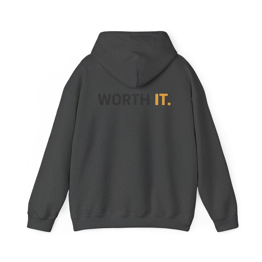 Think Before You Buy hoodie | Worth It. back text sweatshirt