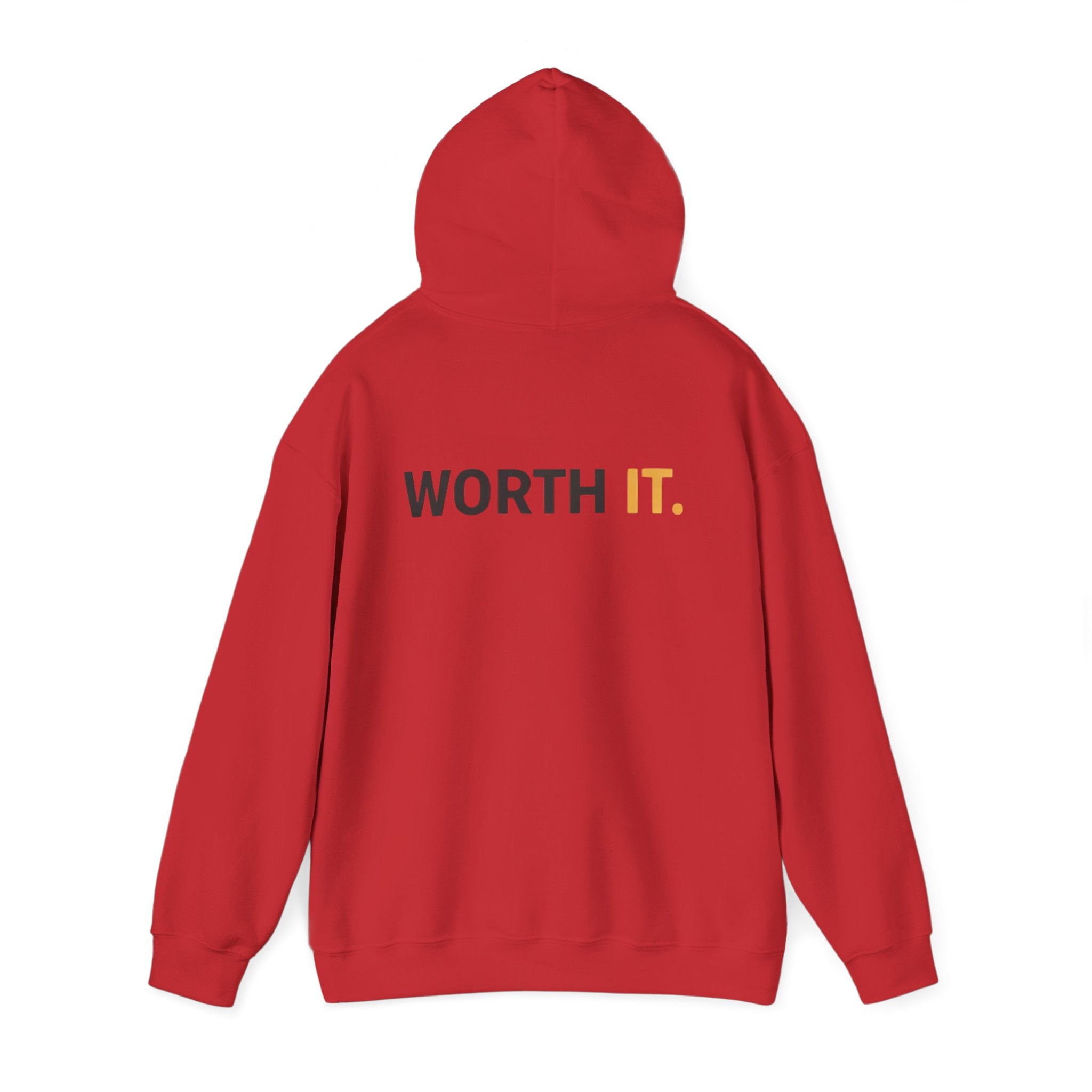 Think Before You Buy hoodie | Worth It. back text sweatshirt
