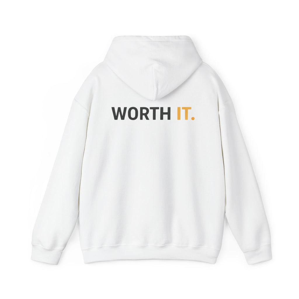 Think Before You Buy hoodie | Worth It. back text sweatshirt