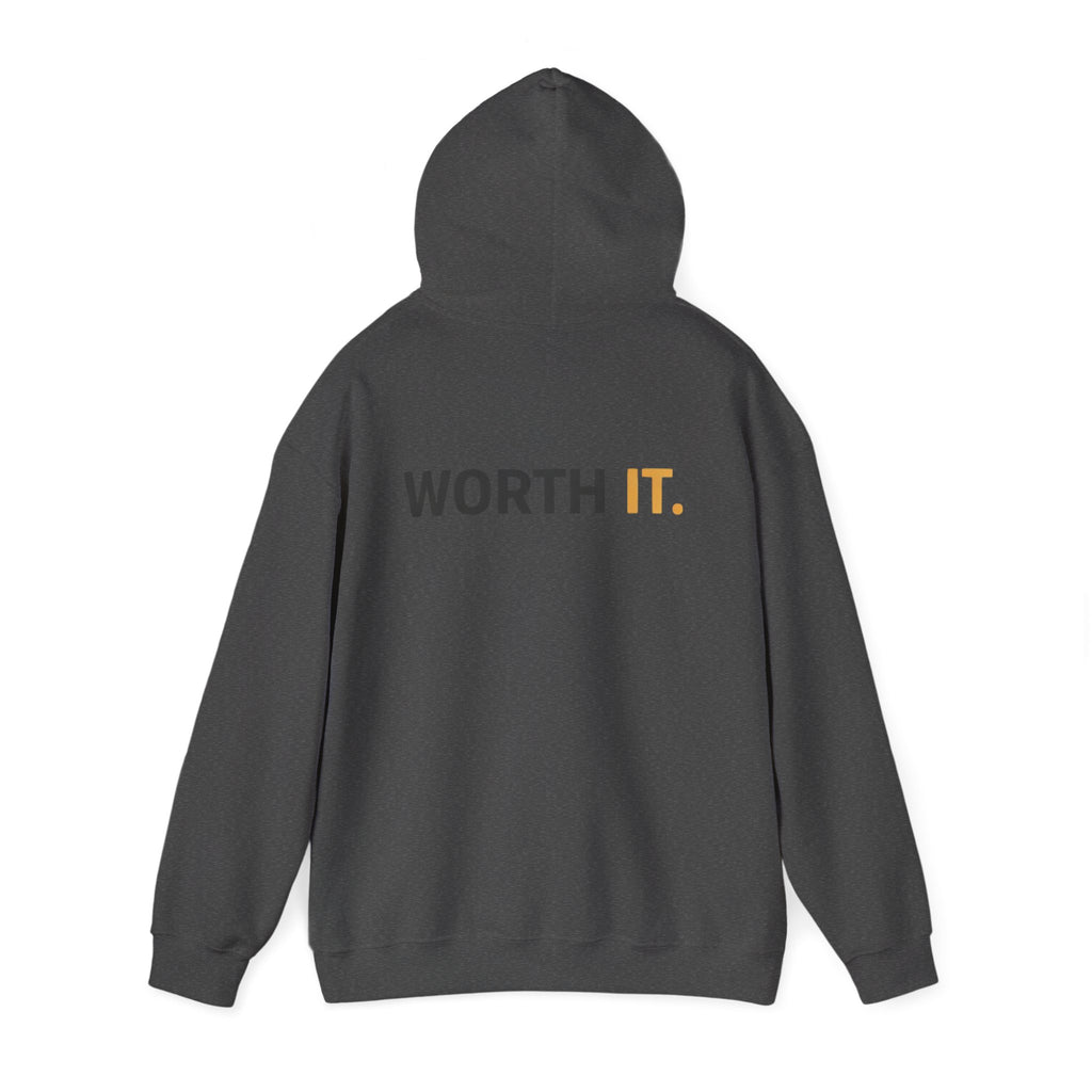 Think Before You Buy hoodie | Worth It. back text sweatshirt