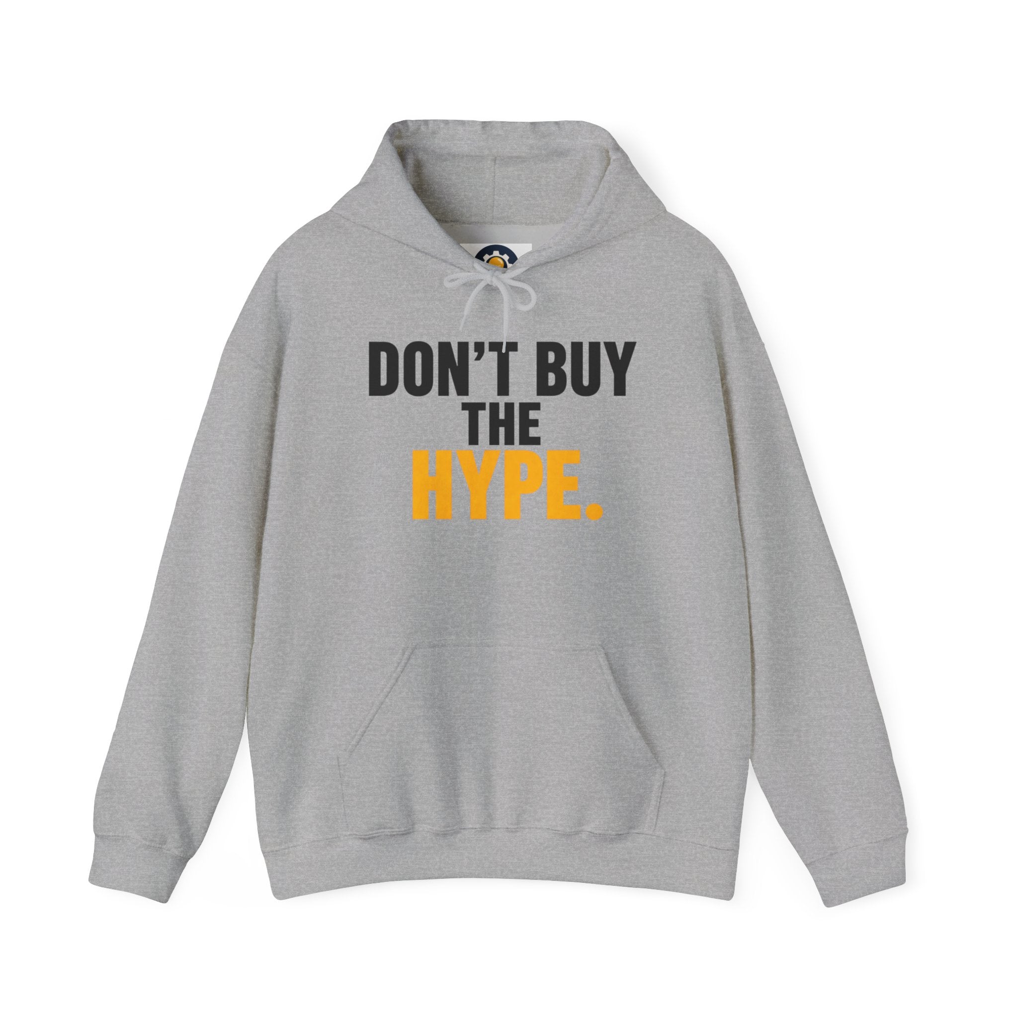 Don't Buy The Hype hoodie | Text Graphic Sweatshirt, Minimal Streetwear